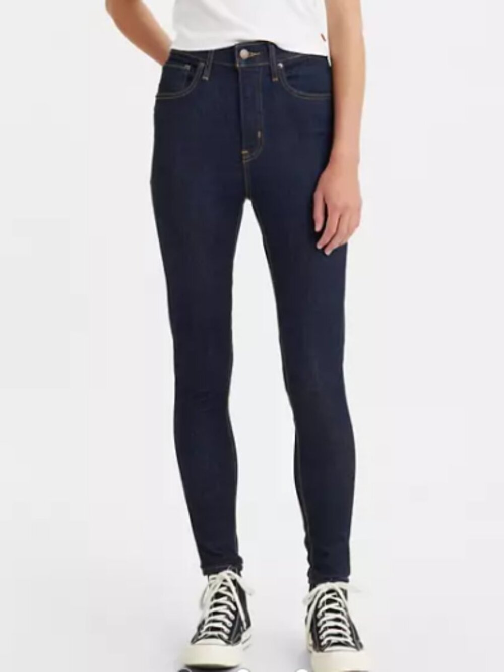 Levi's Mile High Super Skinny Dark Wash 721 Jeans 27 NWOT